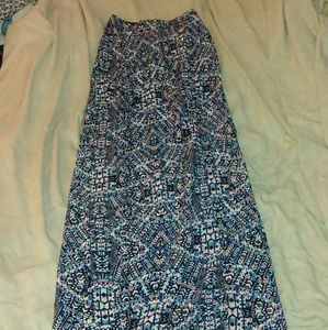 Kendall & Kylie Double Slit Maxi skirt